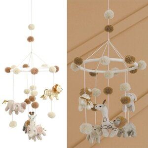 Crane Baby Kendi Safari Animal Nursery Ceiling Hanging Decor